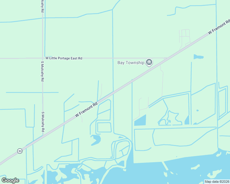 map of restaurants, bars, coffee shops, grocery stores, and more near 4992 West Fremont Road in Port Clinton