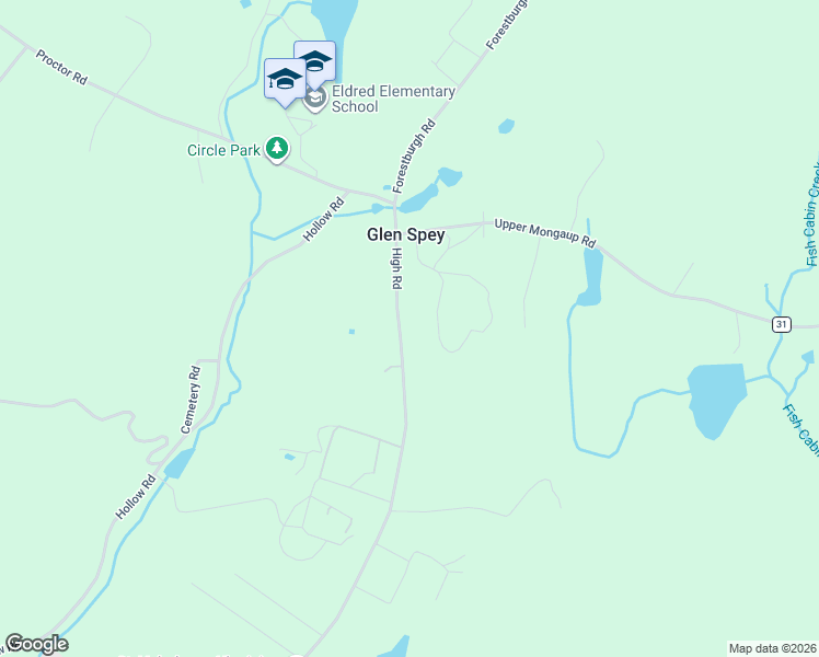 map of restaurants, bars, coffee shops, grocery stores, and more near 568 High Road in Glen Spey