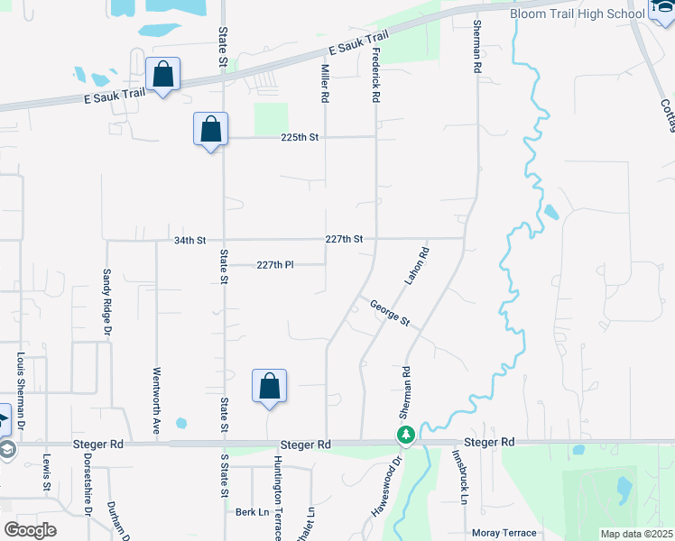map of restaurants, bars, coffee shops, grocery stores, and more near 212 West 34th Street in Chicago