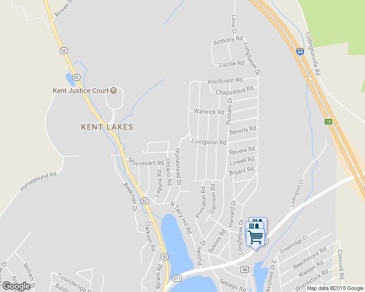 map of restaurants, bars, coffee shops, grocery stores, and more near 60 Homestead Drive in Carmel
