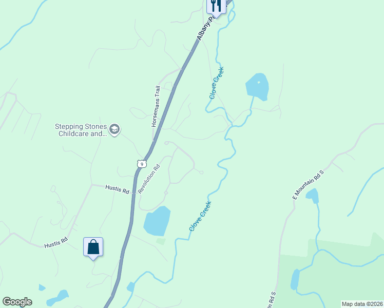 map of restaurants, bars, coffee shops, grocery stores, and more near 41 Yesterday Drive in Cold Spring