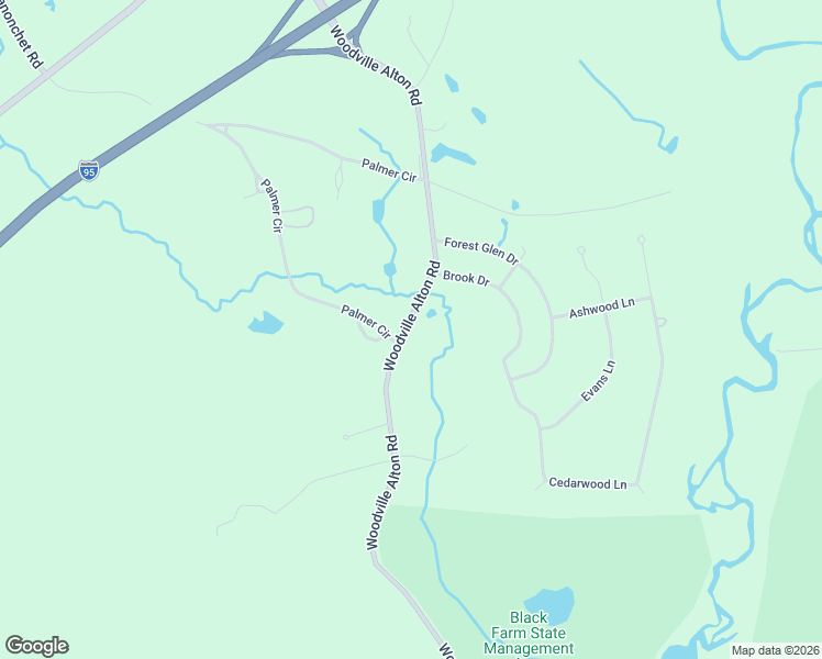 map of restaurants, bars, coffee shops, grocery stores, and more near 299 Woodville Alton Road in Hopkinton