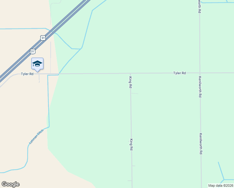 map of restaurants, bars, coffee shops, grocery stores, and more near 161 King Road in Bremen