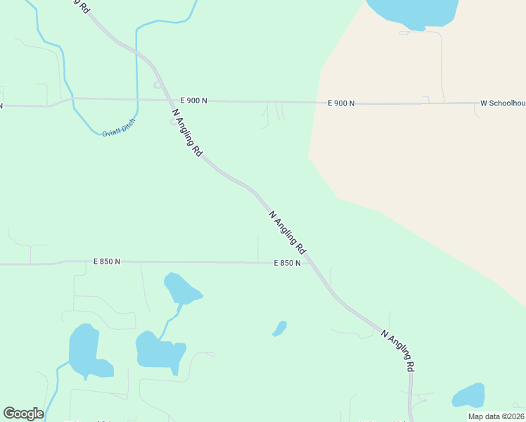 map of restaurants, bars, coffee shops, grocery stores, and more near 8633 North Angling Road in Kendallville