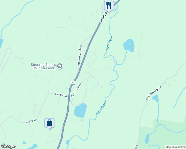 map of restaurants, bars, coffee shops, grocery stores, and more near 49 Yesterday Drive in Cold Spring