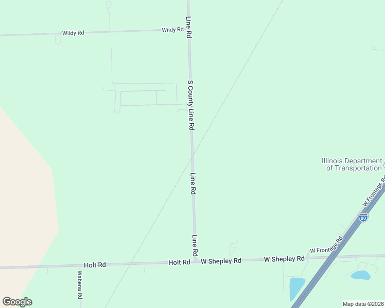 map of restaurants, bars, coffee shops, grocery stores, and more near 21799 South County Line Road in Minooka