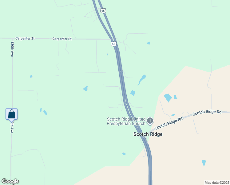 map of restaurants, bars, coffee shops, grocery stores, and more near 3380 U.S. 65 in Carlisle