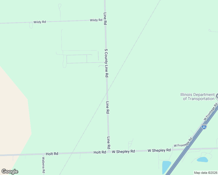 map of restaurants, bars, coffee shops, grocery stores, and more near 21799 South County Line Road in Minooka