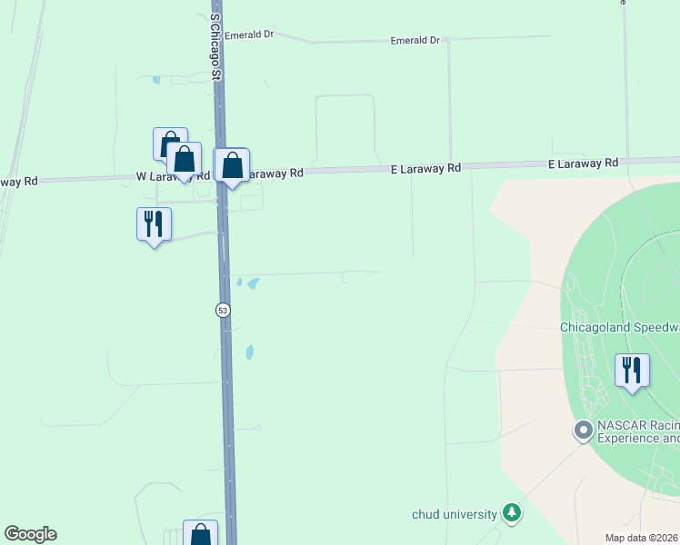 map of restaurants, bars, coffee shops, grocery stores, and more near 216 Zipf Road in Joliet