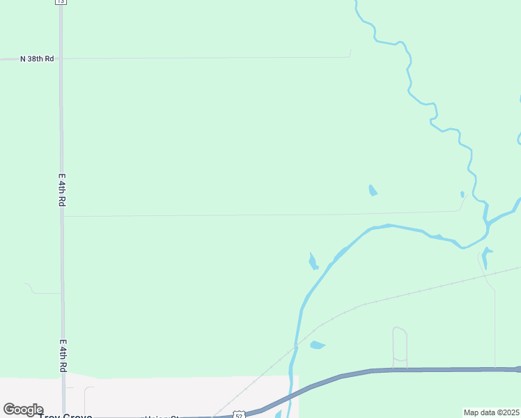 map of restaurants, bars, coffee shops, grocery stores, and more near 523 North 3759th Road in Mendota