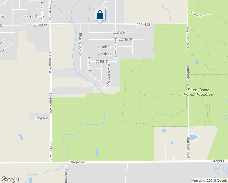 map of restaurants, bars, coffee shops, grocery stores, and more near 2946 Nichols Drive in Chicago Heights