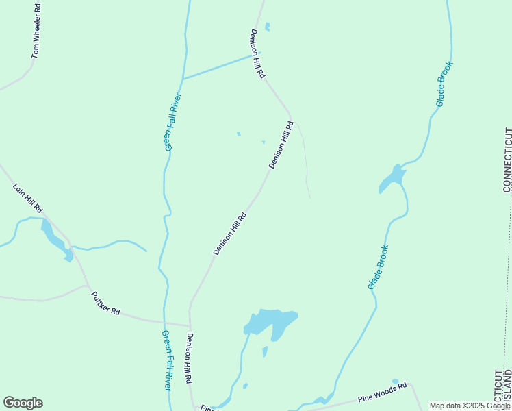 map of restaurants, bars, coffee shops, grocery stores, and more near 176 Denison Hill Road in North Stonington