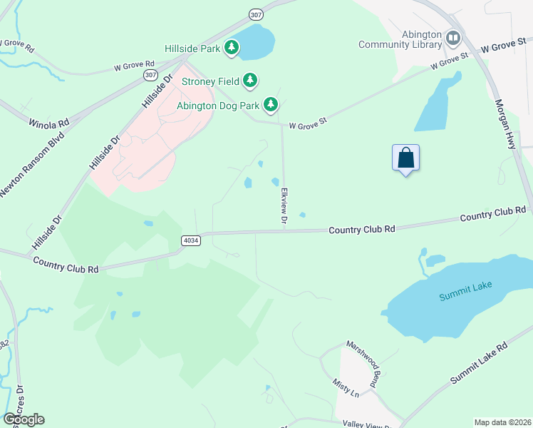map of restaurants, bars, coffee shops, grocery stores, and more near 1208 Country Club Road in Clarks Summit
