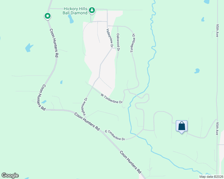 map of restaurants, bars, coffee shops, grocery stores, and more near 6 Ridgecrest Court in Blue Grass
