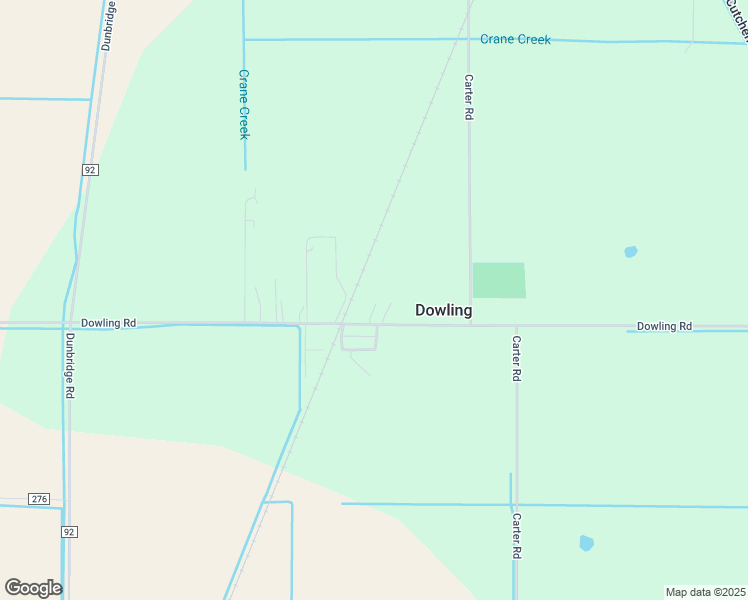map of restaurants, bars, coffee shops, grocery stores, and more near 10360 Dowling Road in Perrysburg