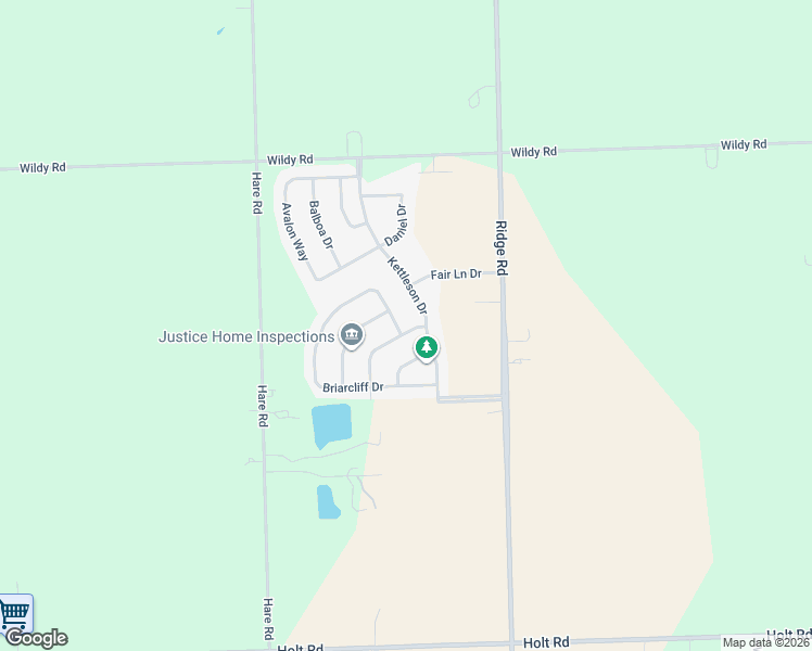 map of restaurants, bars, coffee shops, grocery stores, and more near 937 Briarcliff Drive in Minooka