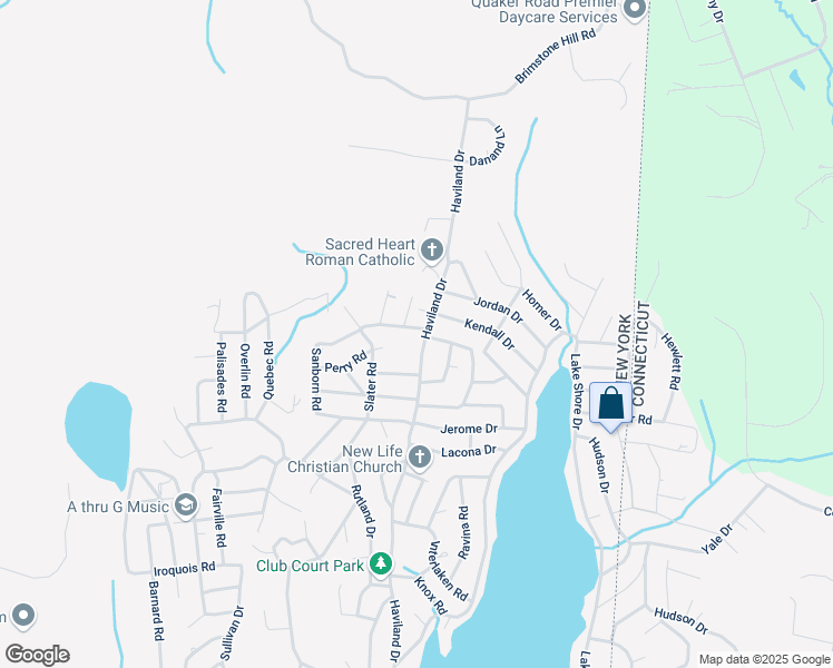 map of restaurants, bars, coffee shops, grocery stores, and more near 406 Haviland Drive in Patterson