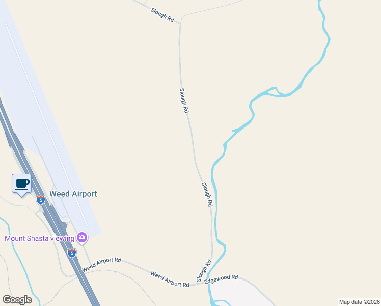 map of restaurants, bars, coffee shops, grocery stores, and more near 23205 Slough Road in Weed