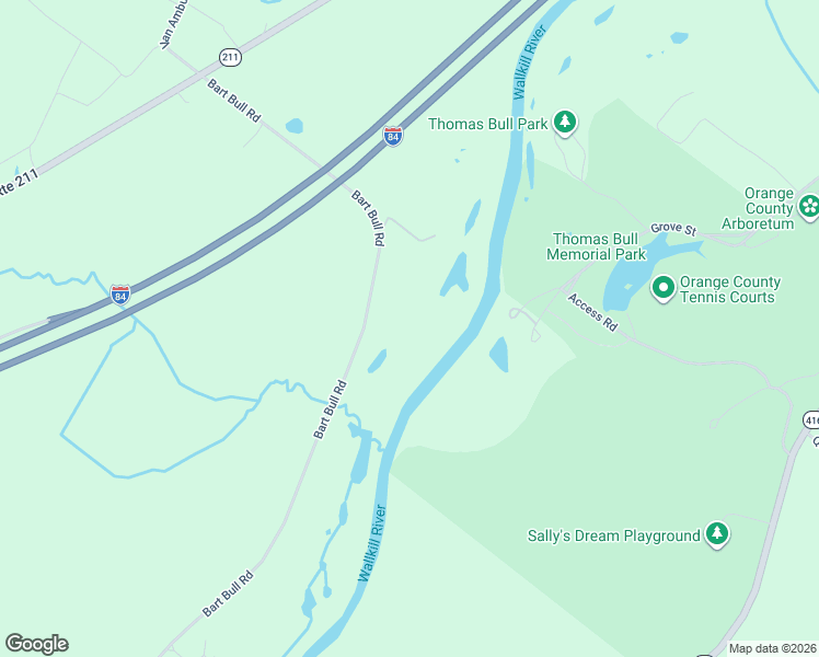 map of restaurants, bars, coffee shops, grocery stores, and more near 160 Bart Bull Road in Middletown