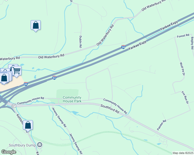 map of restaurants, bars, coffee shops, grocery stores, and more near 146 Pepper Tree Hill Lane in Southbury