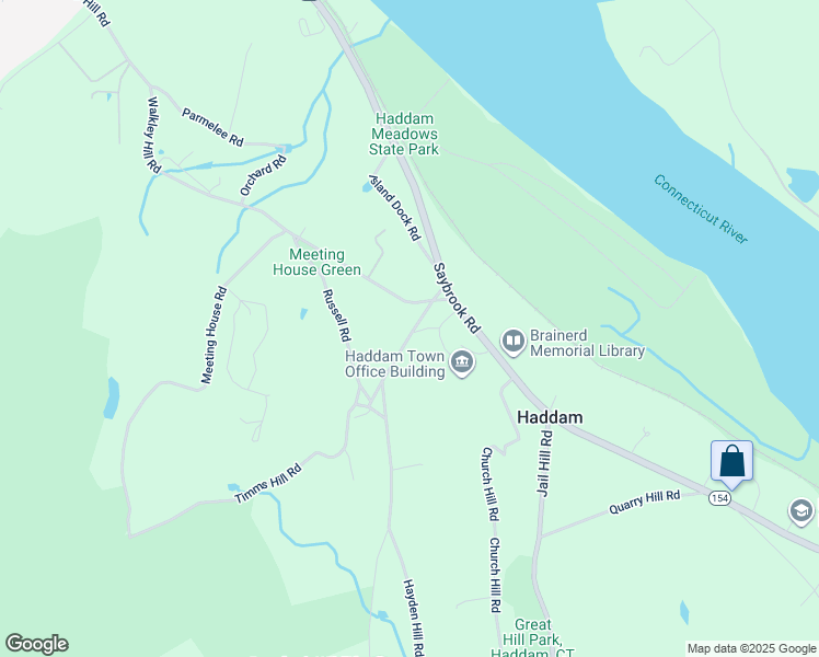 map of restaurants, bars, coffee shops, grocery stores, and more near 23 Hayden Hill Road in Haddam