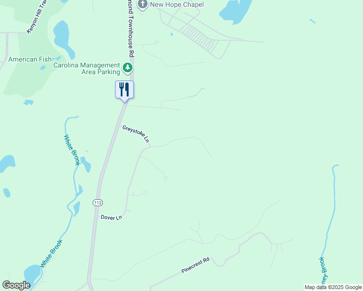 map of restaurants, bars, coffee shops, grocery stores, and more near 129 Dover Lane in Richmond