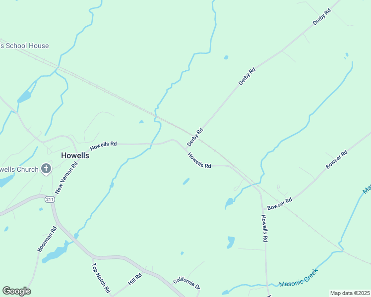 map of restaurants, bars, coffee shops, grocery stores, and more near 311 Howells Road in Middletown