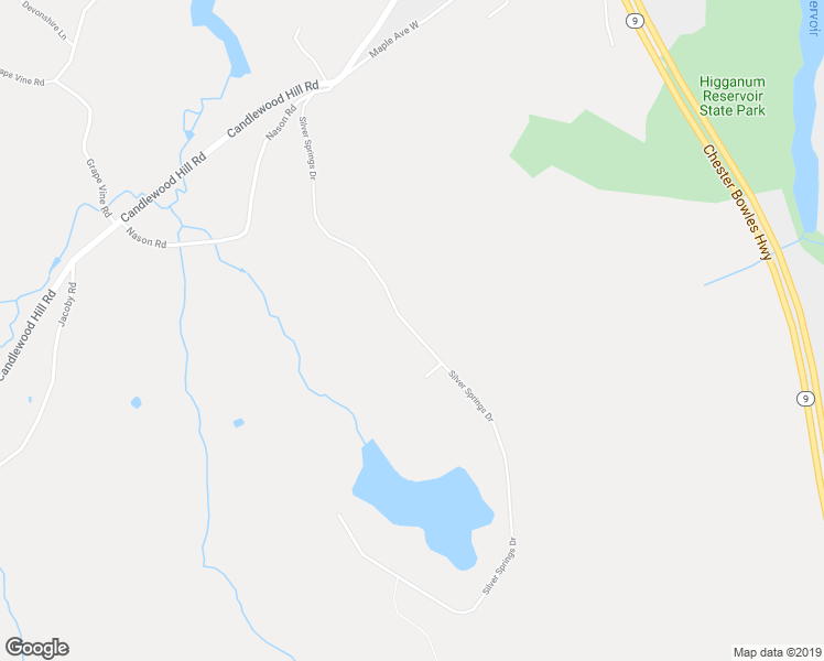 map of restaurants, bars, coffee shops, grocery stores, and more near 103 Silver Springs Drive in Haddam