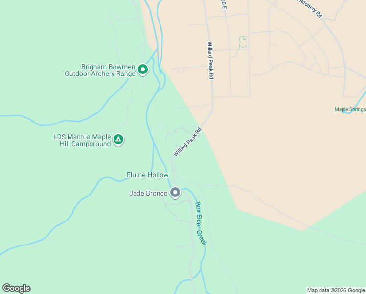 map of restaurants, bars, coffee shops, grocery stores, and more near 1693-1699 Willard Peak Road in Mantua
