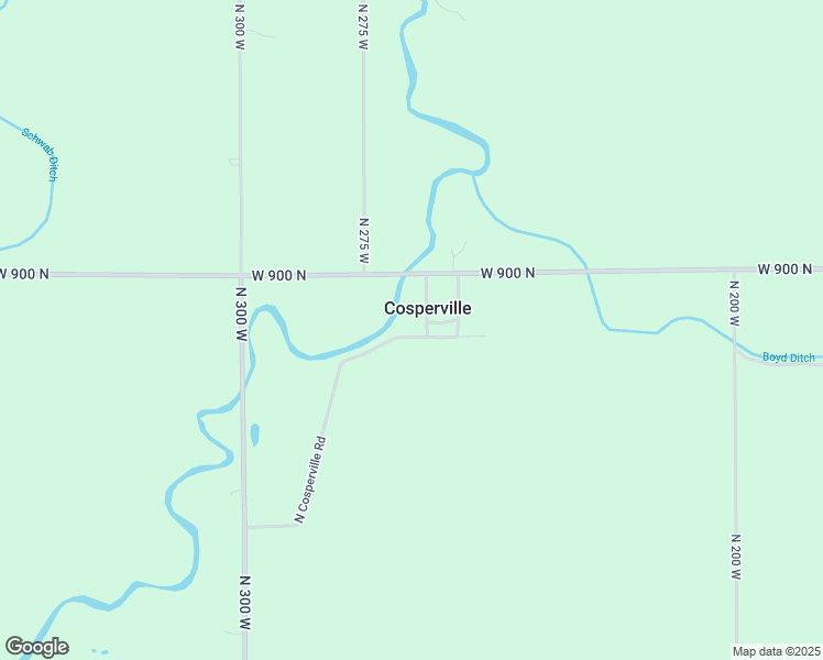 map of restaurants, bars, coffee shops, grocery stores, and more near 8994 Cosperville Road in Wawaka
