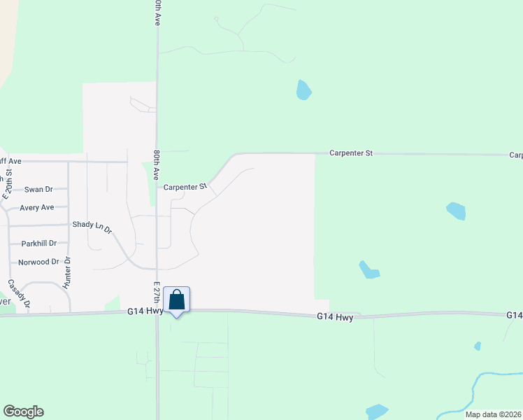 map of restaurants, bars, coffee shops, grocery stores, and more near 3300 Carpenter Street in Norwalk