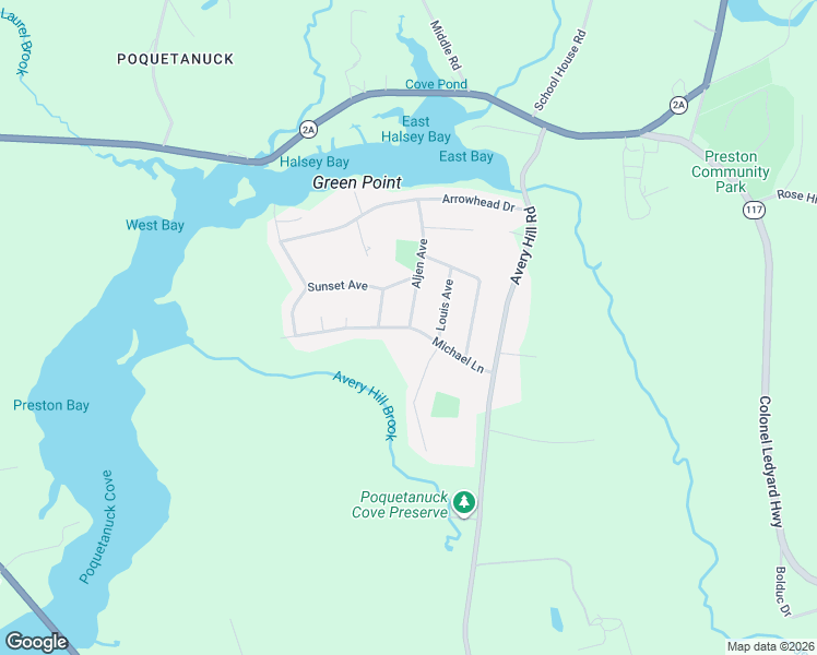 map of restaurants, bars, coffee shops, grocery stores, and more near 21 Michael Ln in Ledyard