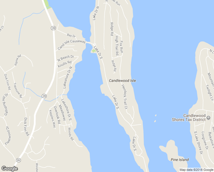 map of restaurants, bars, coffee shops, grocery stores, and more near 40 Lake Drive South in New Fairfield