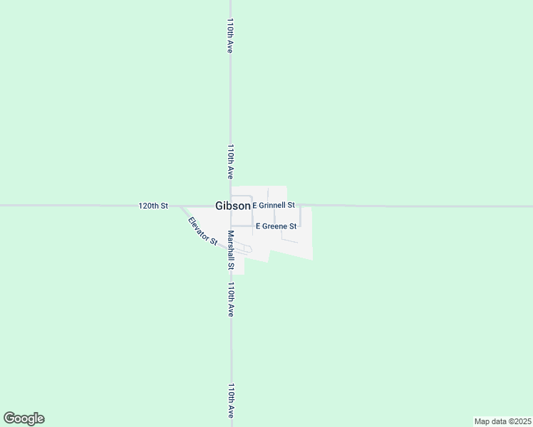 map of restaurants, bars, coffee shops, grocery stores, and more near South Martin Street in Gibson