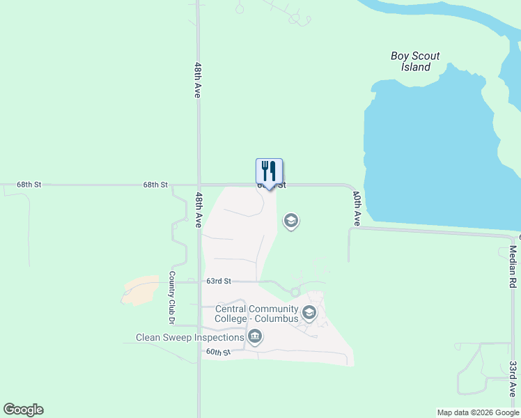 map of restaurants, bars, coffee shops, grocery stores, and more near Shadow Ridge Place in Columbus