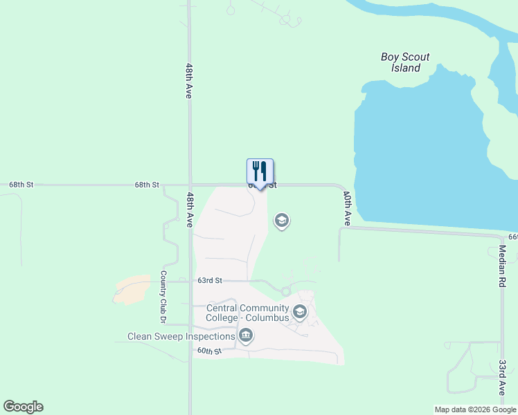 map of restaurants, bars, coffee shops, grocery stores, and more near 6671 Shadow Ridge Place in Columbus