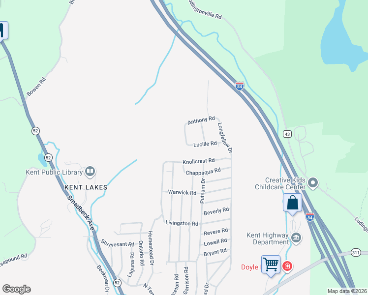 map of restaurants, bars, coffee shops, grocery stores, and more near 34 Marie Road in Carmel Hamlet