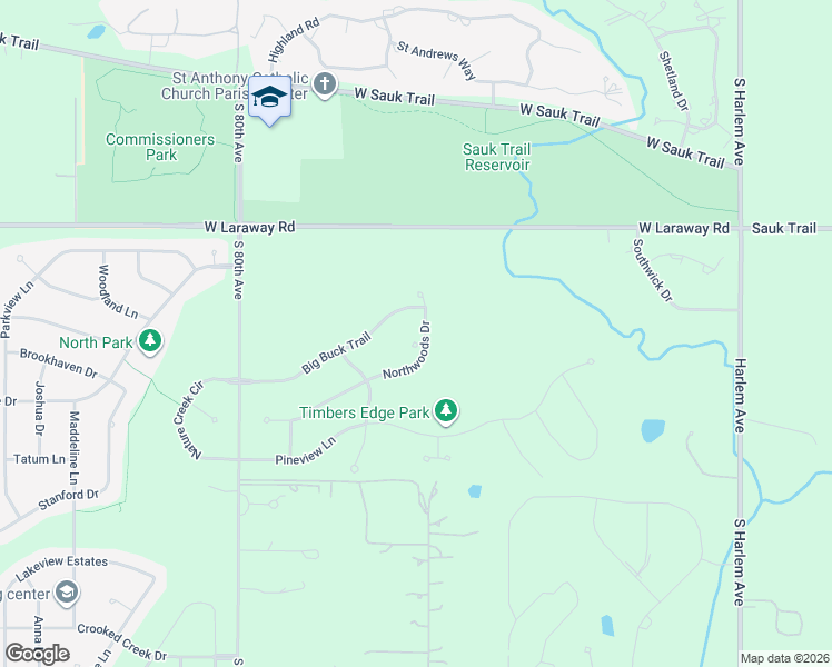 map of restaurants, bars, coffee shops, grocery stores, and more near 7844 Northwoods Court in Frankfort
