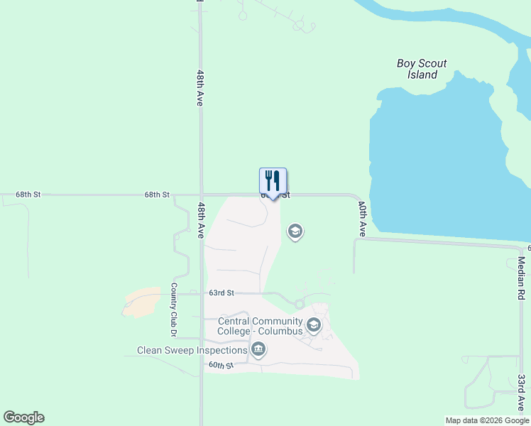 map of restaurants, bars, coffee shops, grocery stores, and more near 6671 Shadow Ridge Place in Columbus