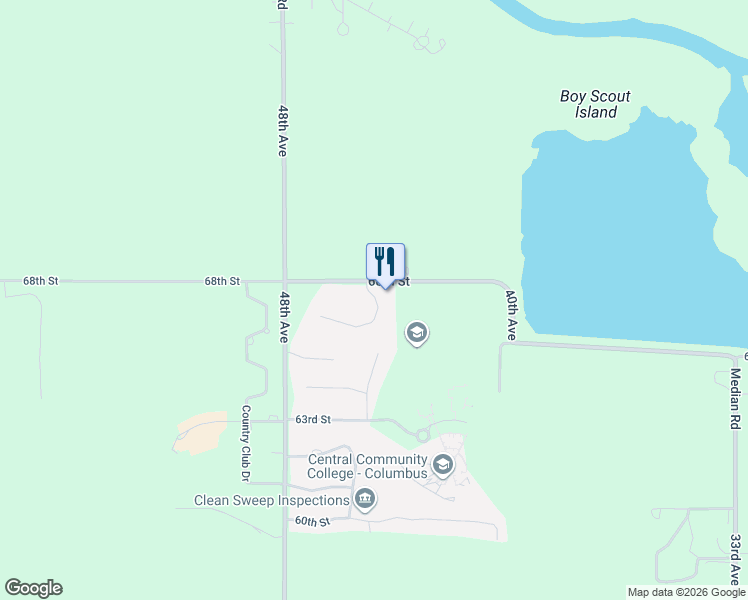 map of restaurants, bars, coffee shops, grocery stores, and more near Shadow Ridge Place in Columbus