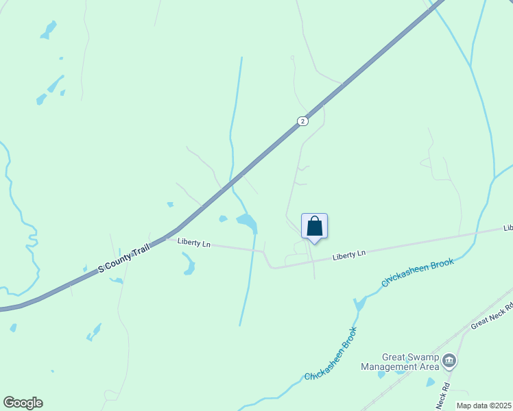 map of restaurants, bars, coffee shops, grocery stores, and more near 3140 South County Trail in South Kingstown