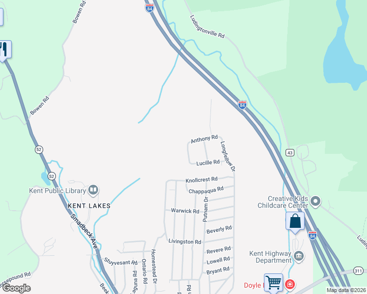 map of restaurants, bars, coffee shops, grocery stores, and more near 50 Marie Road in Carmel Hamlet