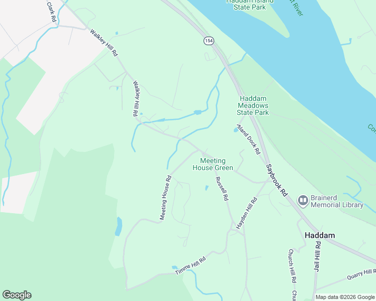 map of restaurants, bars, coffee shops, grocery stores, and more near 8 Meeting House Road in Haddam
