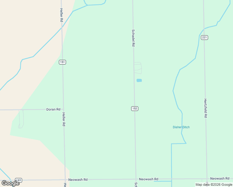 map of restaurants, bars, coffee shops, grocery stores, and more near 8710 County Road 152 in Whitehouse
