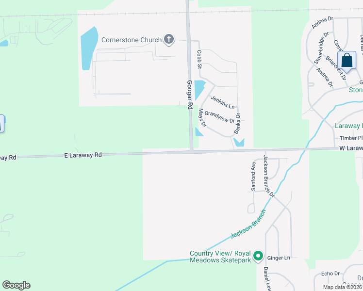 map of restaurants, bars, coffee shops, grocery stores, and more near 22250 Gougar Road in Joliet
