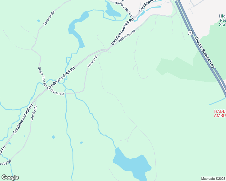 map of restaurants, bars, coffee shops, grocery stores, and more near 153 Silver Springs Drive in Haddam