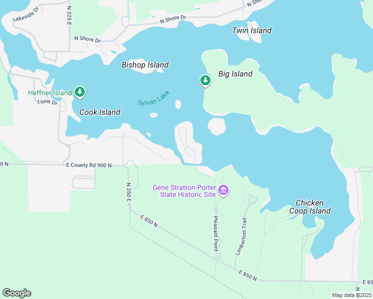 map of restaurants, bars, coffee shops, grocery stores, and more near 1152 West Pleasant Point in Rome City