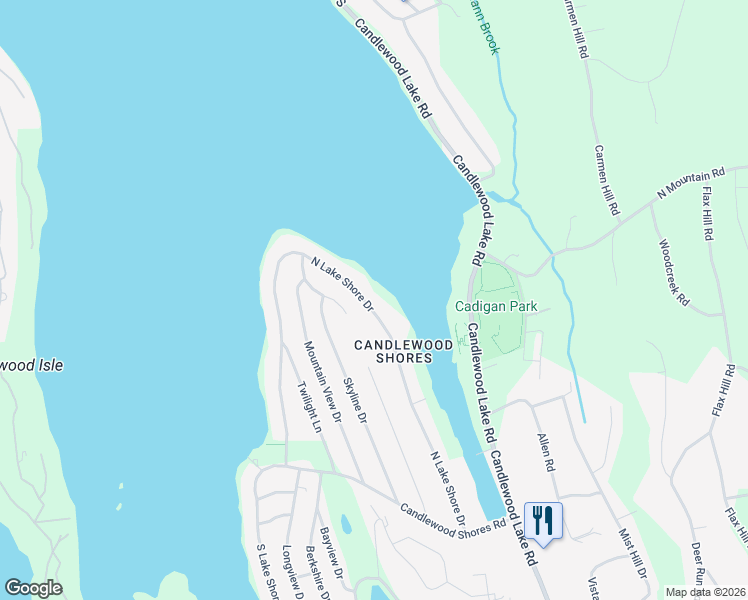 map of restaurants, bars, coffee shops, grocery stores, and more near 80 North Lake Shore Drive in Brookfield