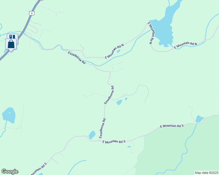 map of restaurants, bars, coffee shops, grocery stores, and more near 3581 Esselborne Road in Cold Spring