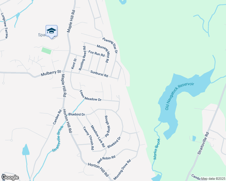 map of restaurants, bars, coffee shops, grocery stores, and more near 33 Apple Blossom Drive in Naugatuck